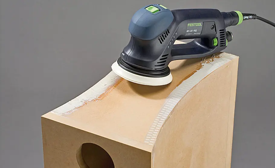 Standboxen selber bauen Kanten schleifen