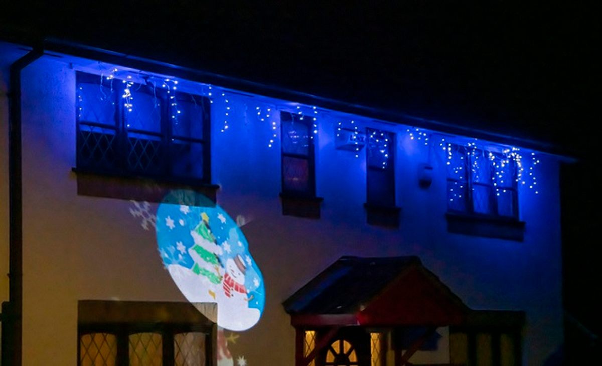 LED projektor weihnachten