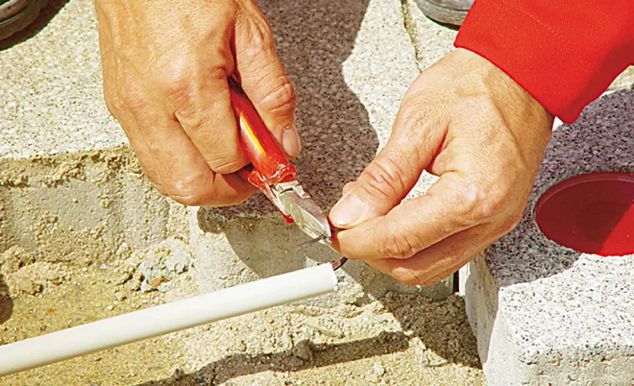 LED-Bodenleuchten: Schritt 10 von 23 Pflastersteine Beleuchtung Verlegung
