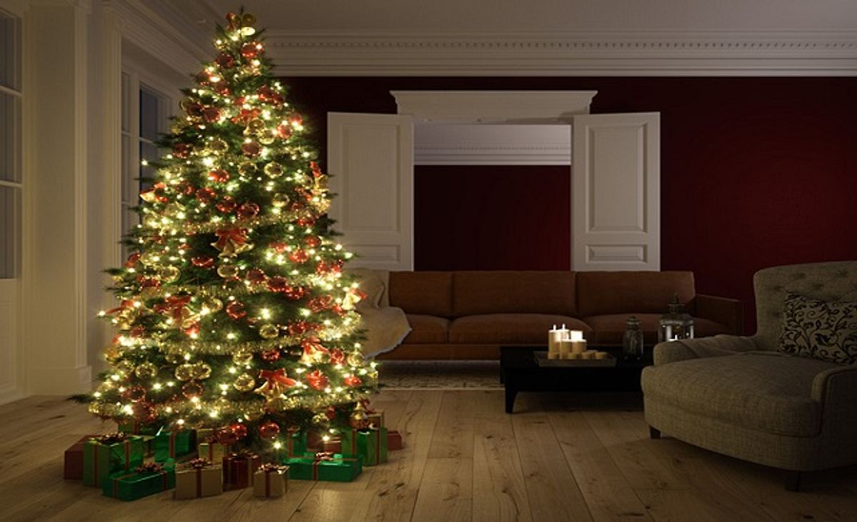 Lichterkette Weihnachtsbaum