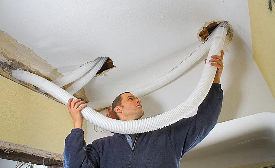 Lüftung einbauen: Schritt 4 von 19 Lüftungsanlage einbauen