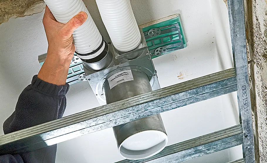 Lüftung einbauen: Schritt 6 von 19 Lüftungsanlage einbauen