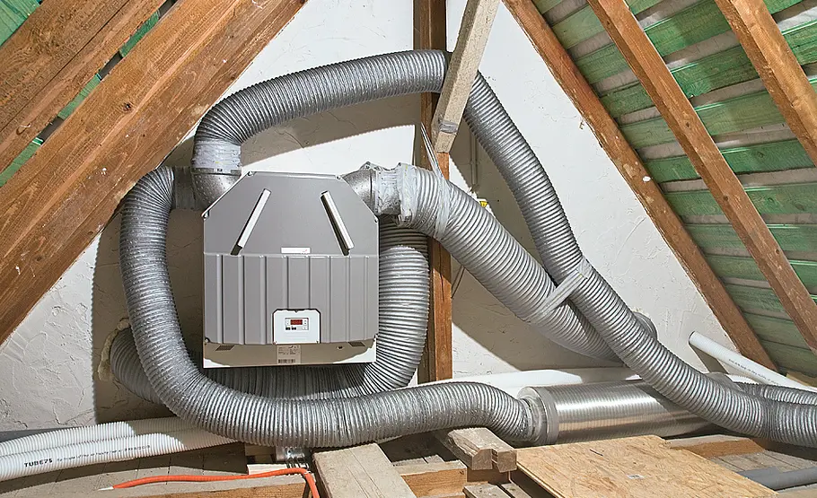 Lüftung einbauen: Schritt 13 von 19 Lüftungsanlage einbauen