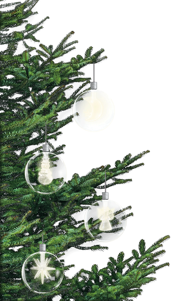Leuchtender Christbaumschmuck Christbaumbeleuchtung