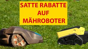 Mähroboter im Angebot.  - Foto: ronstik / sirene68 / sarawuth702 / bdspn / iStock