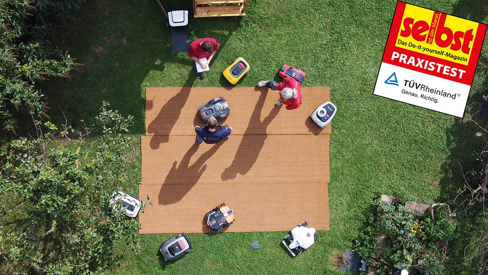 mähroboter ohne begrenzungskabel kleine fläche