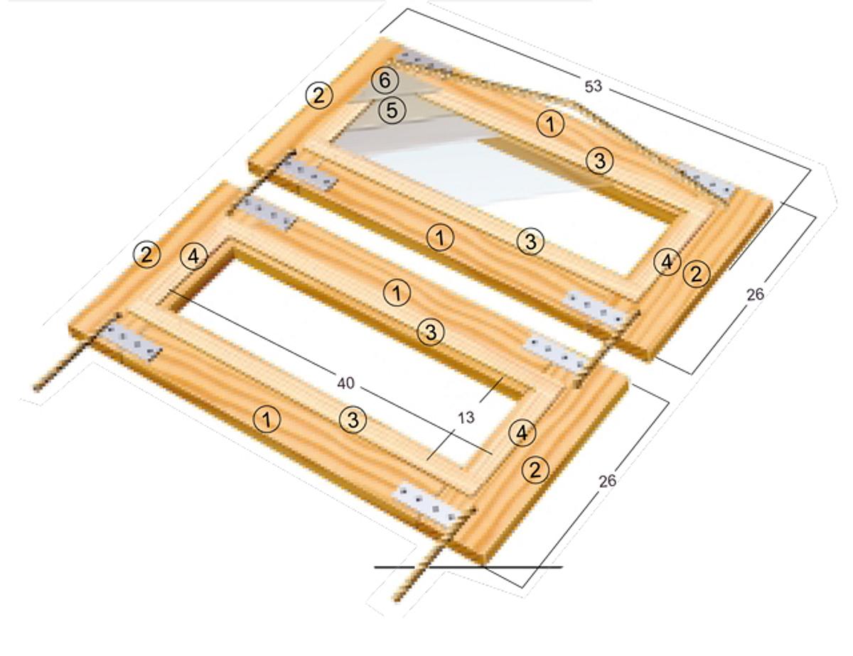 Zeichnung Bilderrahmen bauen