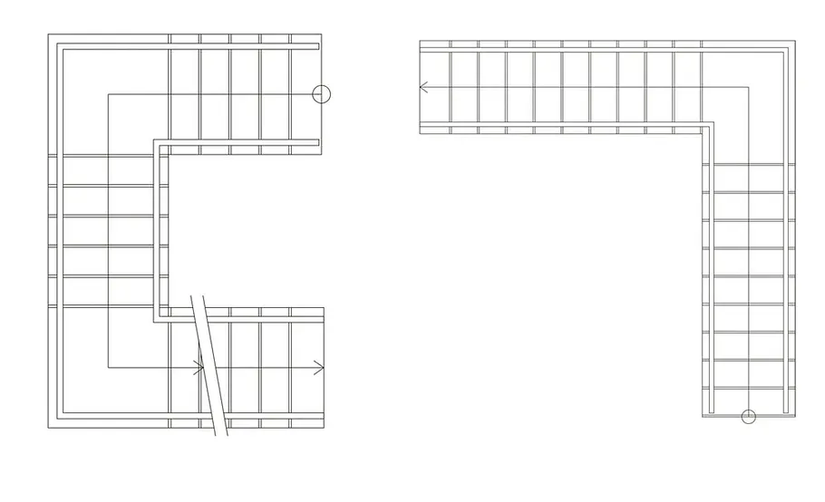 Mehrläufige Treppen
