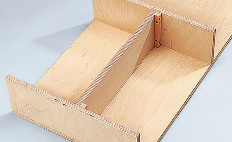 Messerdepot Messerdepot: Rückwand bauen