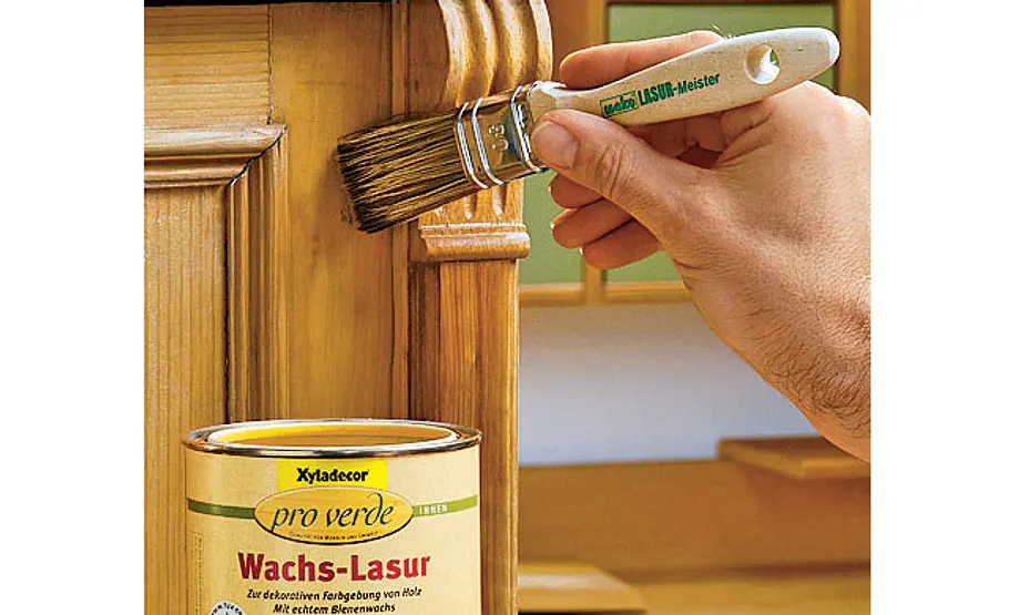 Anwendung Wachslasur Wachslausur auftragen