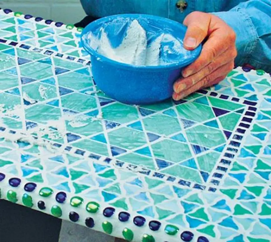 Mosaiktisch selber machen Mosaiktisch selber machen