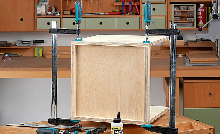 Sitzhocker bauen Noppenhocker bauen