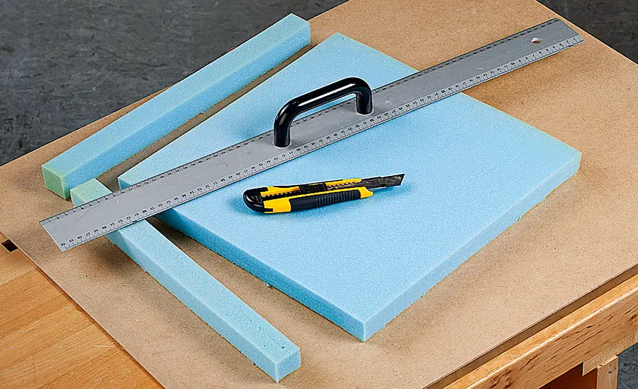 Sitzhocker bauen Noppenhocker bauen