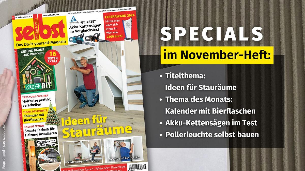 November Ausgabe selbst ist der Mann