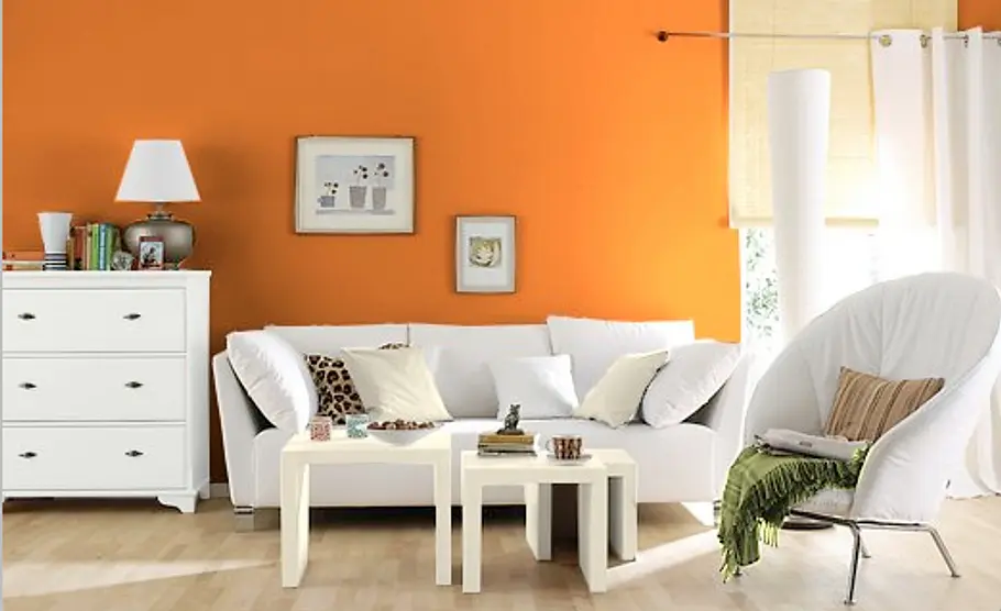 Farbwirkung orange