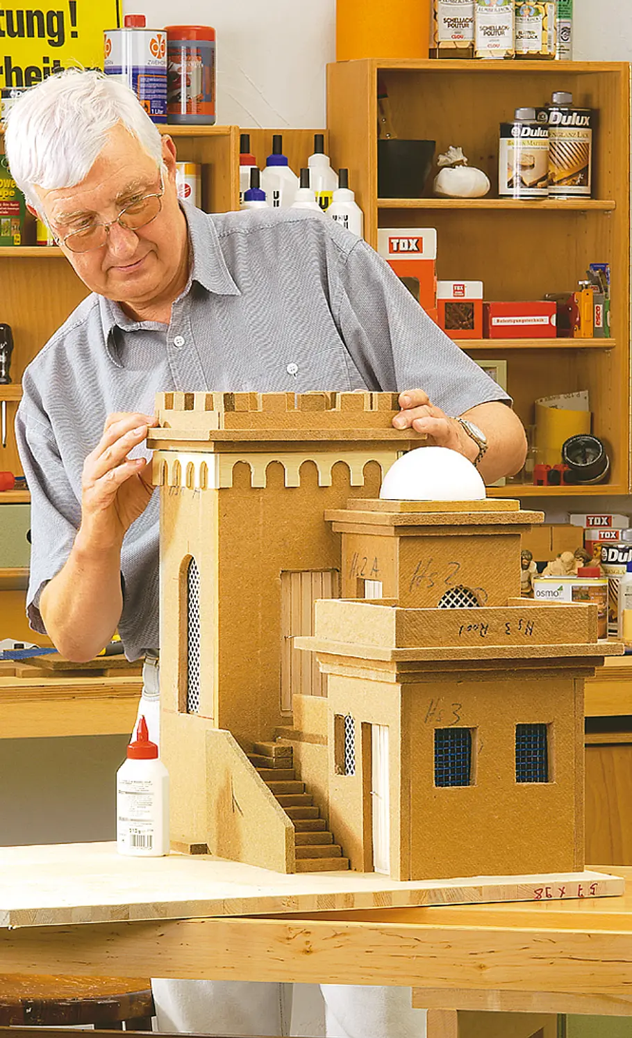 Krippe bauen