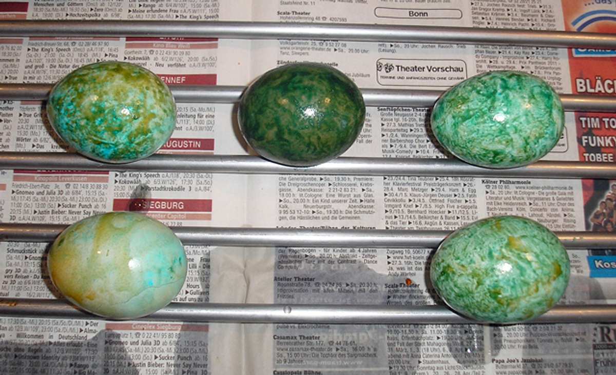 Eier selber färben