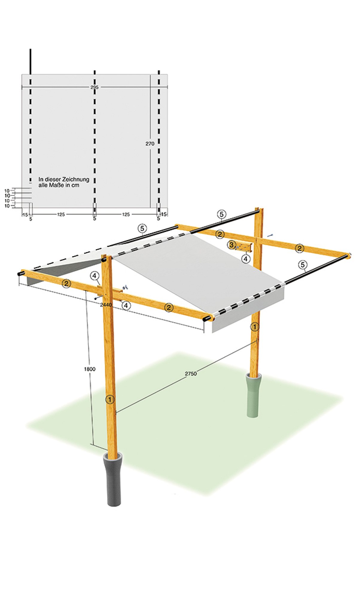 Pavillon selber bauen