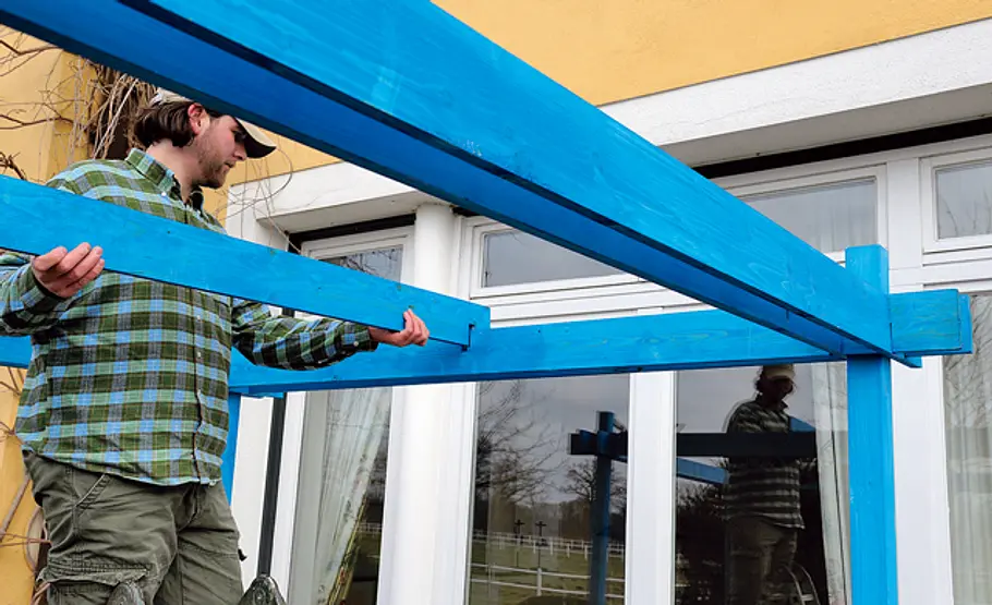 Pergola mit Sonnensegel Pergola Sonnensegel