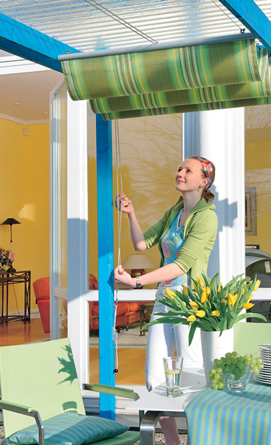 Pergola mit Sonnensegel Pergola Sonnensegel