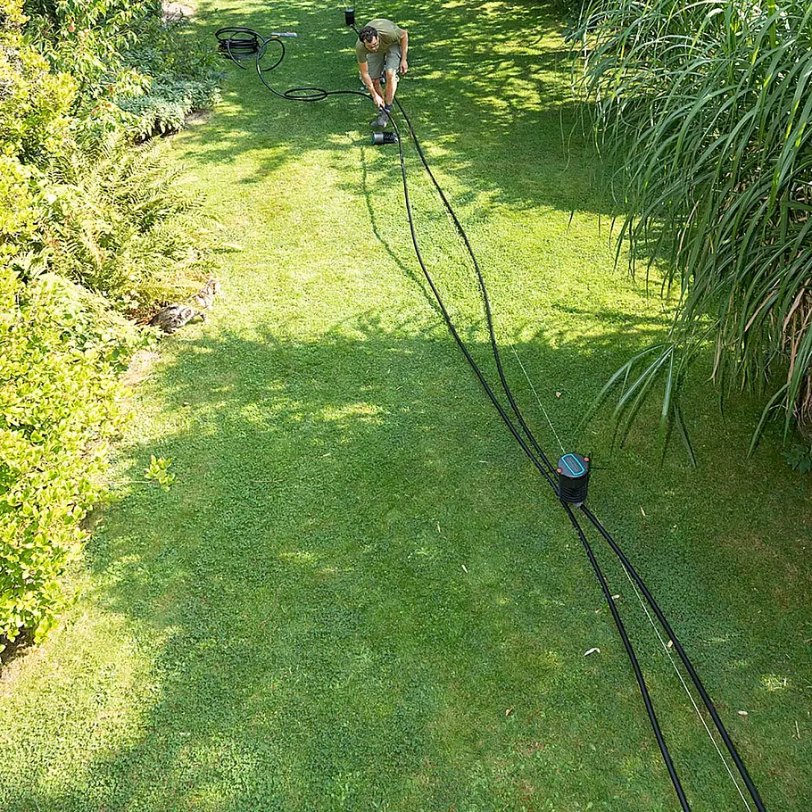 Bewässerungssystem verlegen