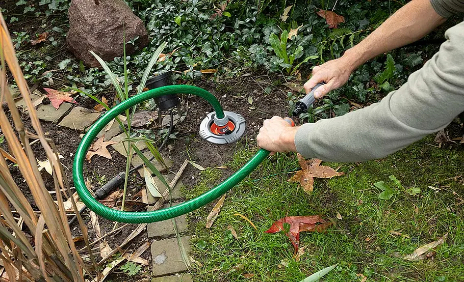 Bewässerungssystem verlegen