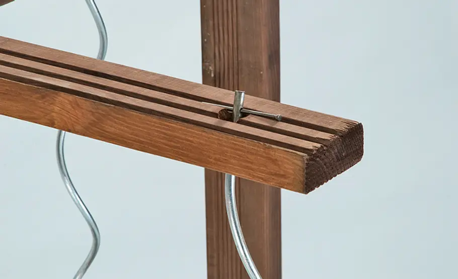Pflanzkasten mit Rankgitter Pflanzkasten mit Rankgitter