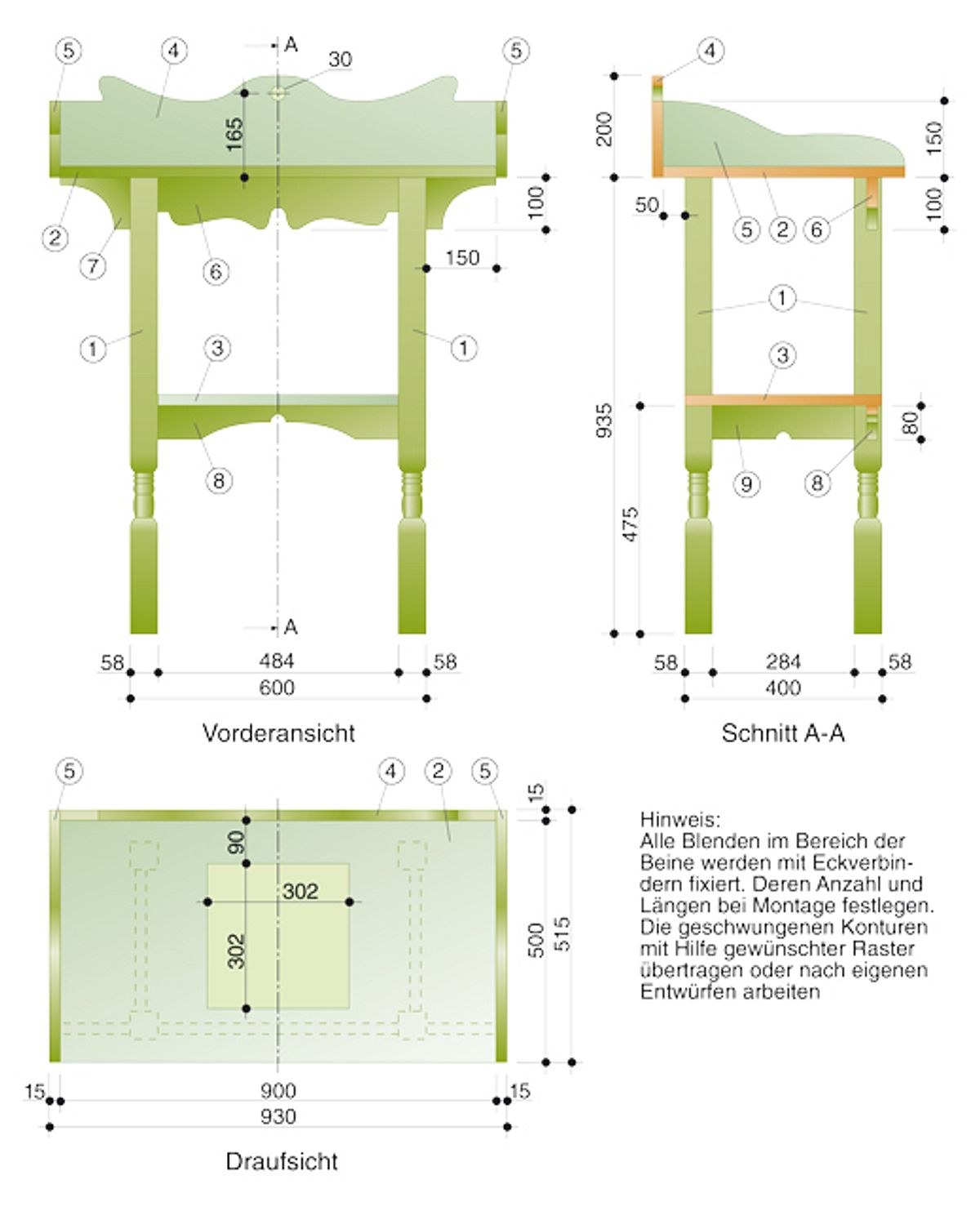 Pflanztisch Holz