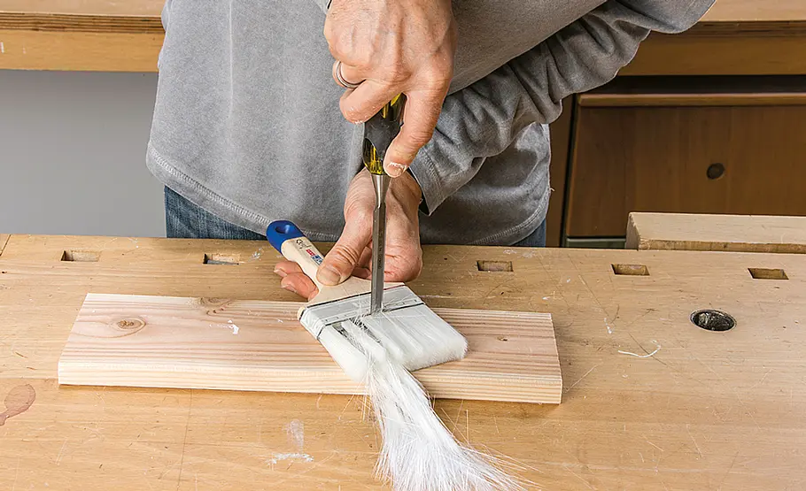 Pinsel präparieren Pinsel präparieren