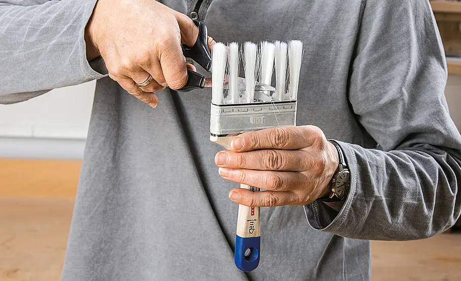 Pinsel präparieren Pinsel präparieren