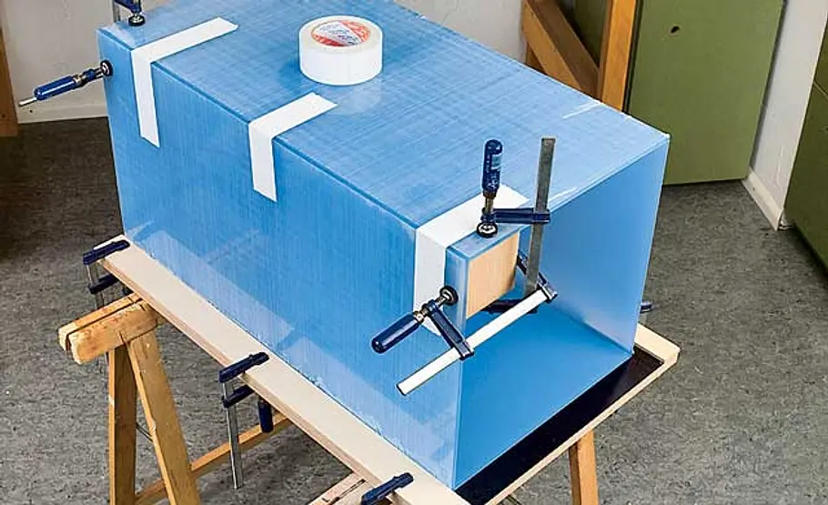 Bauteile verkleben