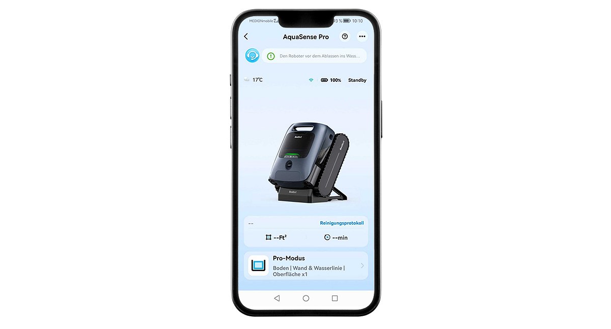 Poolroboter App 