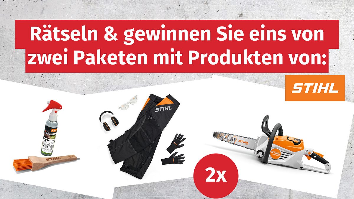 Gewinne des Stihl Gewinnspiels