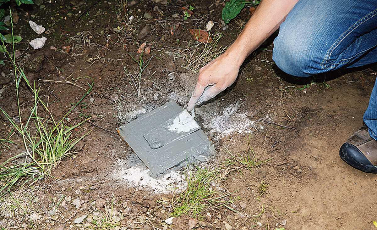 Punktfundamente bauen