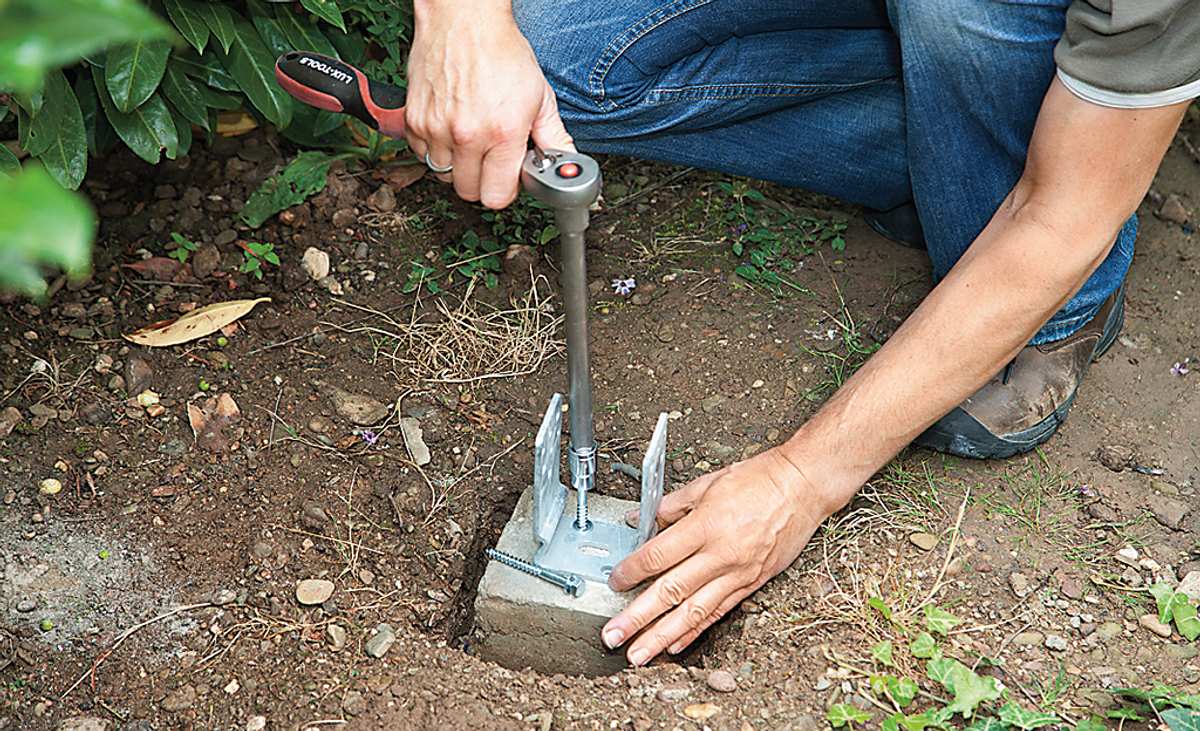 Punktfundamente bauen