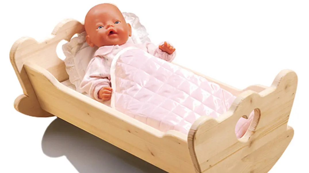Puppenwiege selber bauen Puppenwiege selber bauen