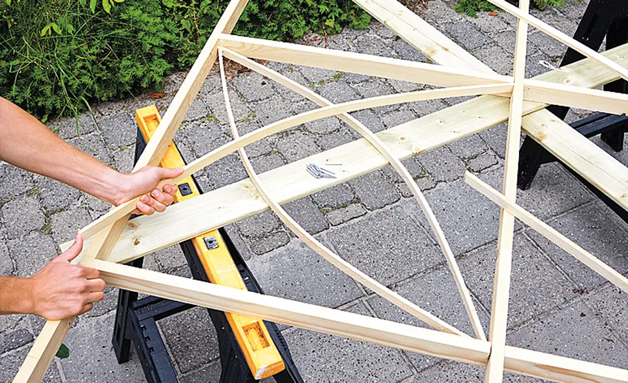 Rankhilfe bauen Rankhilfe bauen
