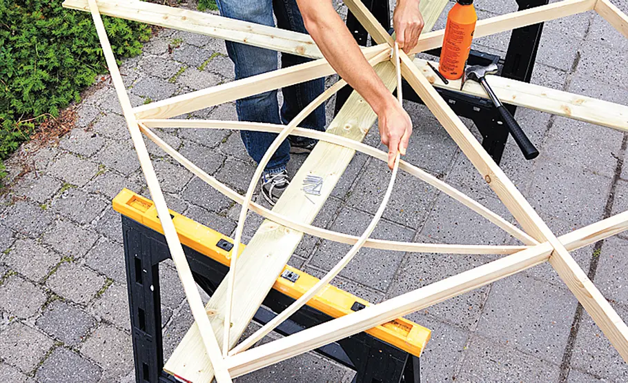 Rankhilfe bauen Rankhilfe bauen