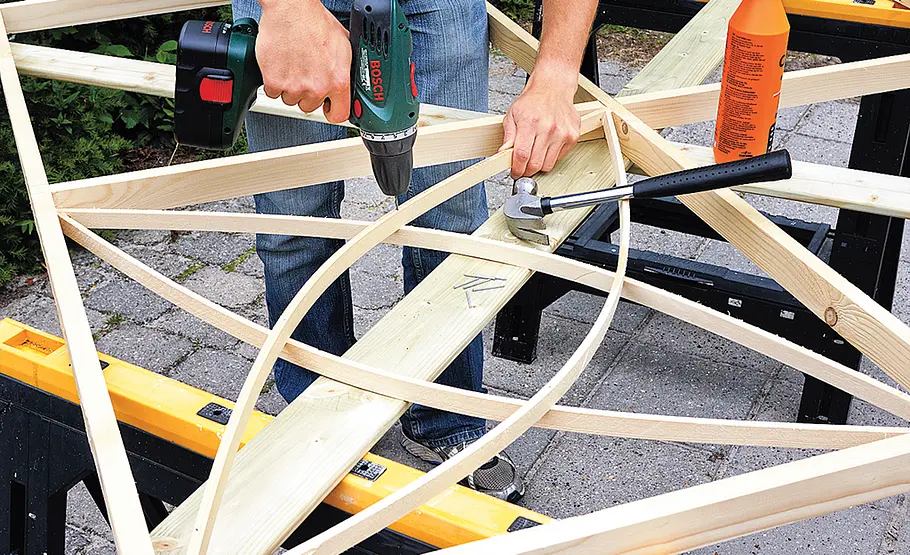 Rankhilfe bauen Rankhilfe bauen