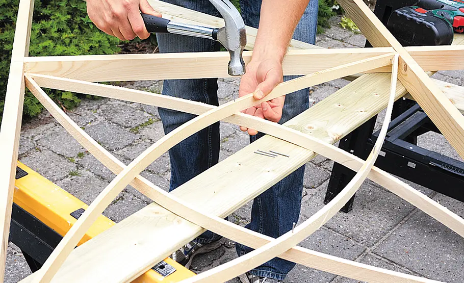 Rankhilfe bauen Rankhilfe bauen