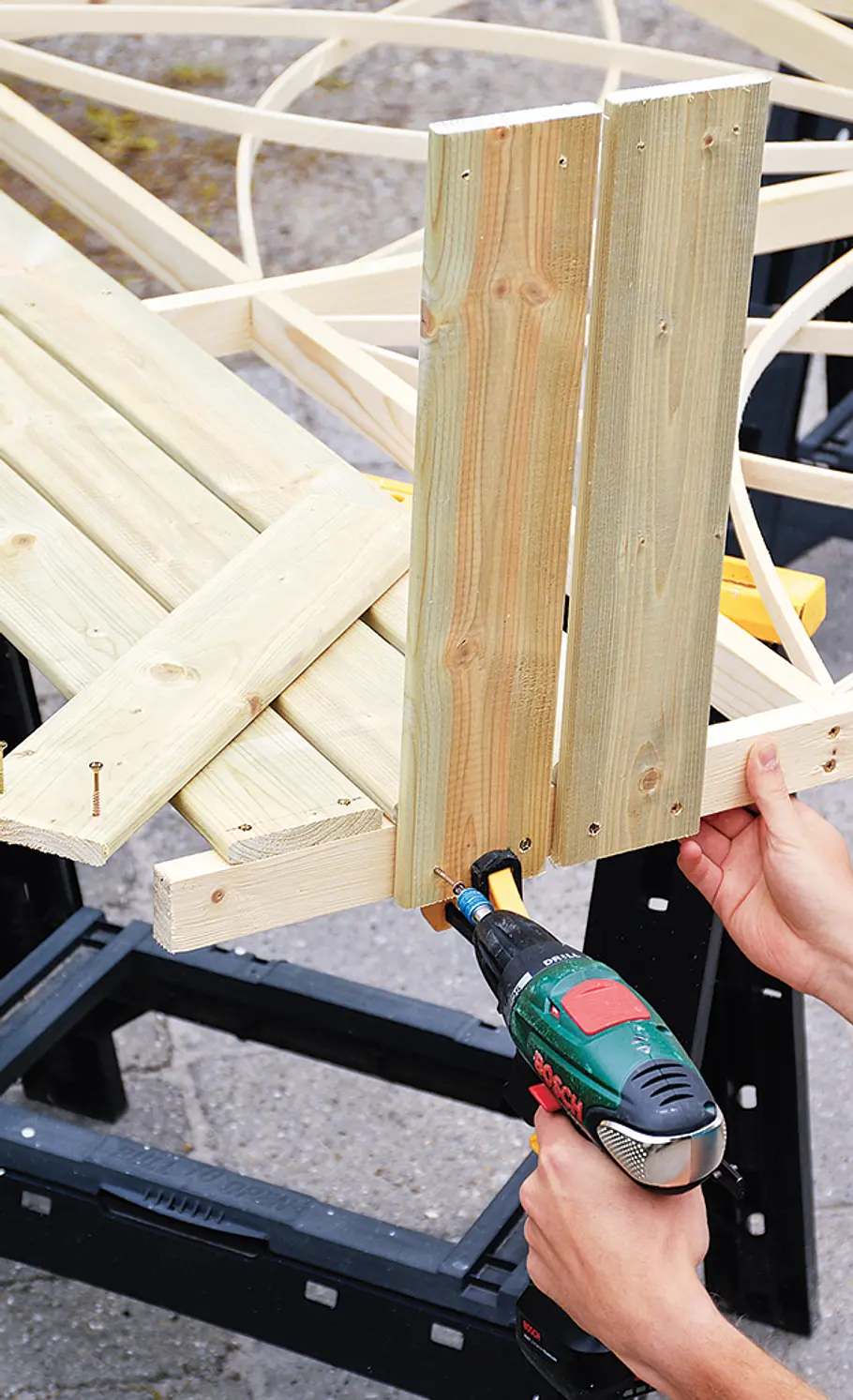 Rankhilfe bauen Rankhilfe bauen