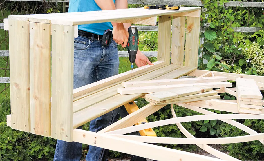 Rankhilfe bauen Rankhilfe bauen
