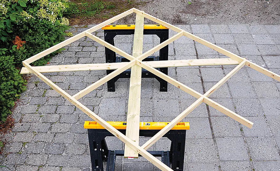 Rankhilfe bauen Rankhilfe bauen