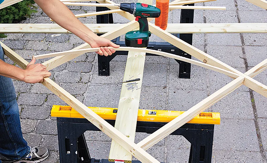 Rankhilfe bauen Rankhilfe bauen