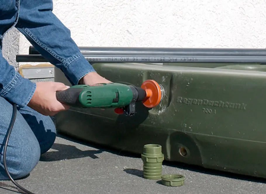 Regenwassertank aufstellen: Schritt 2 von 8 Regenwassertank