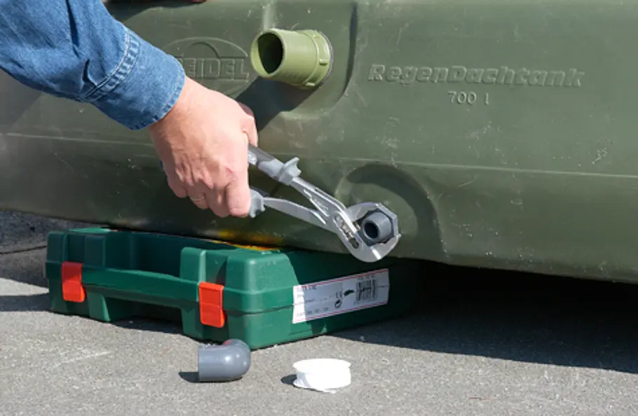 Regenwassertank aufstellen: Schritt 3 von 8 Regenwassertank