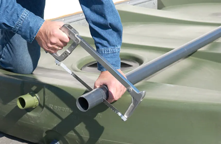 Regenwassertank aufstellen: Schritt 4 von 8 Regenwassertank