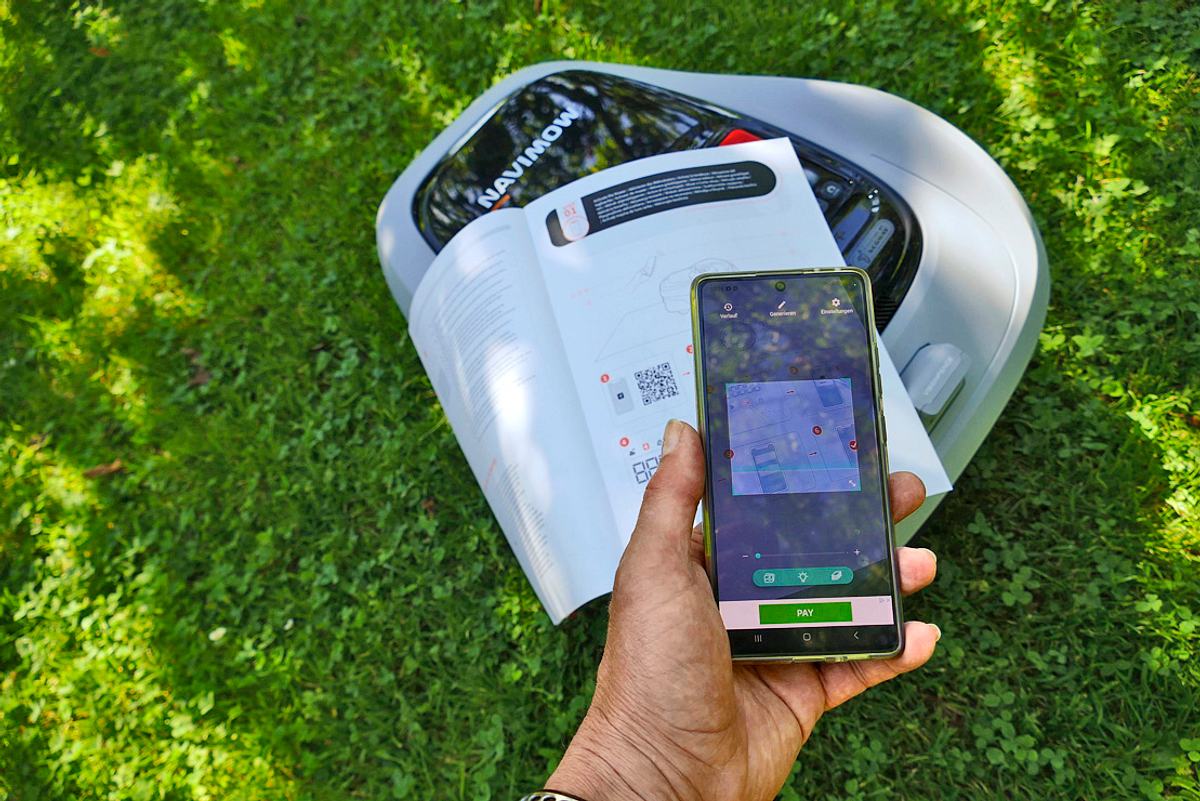 Roboter und App verbinden Roboter und App verbinden
