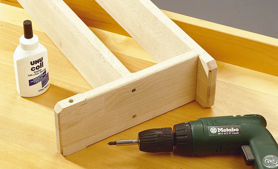 Roller bauen Roller bauen: Bretter verbinden