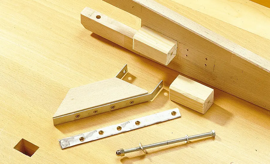 Roller bauen Roller bauen: Flachstangen verschrauben
